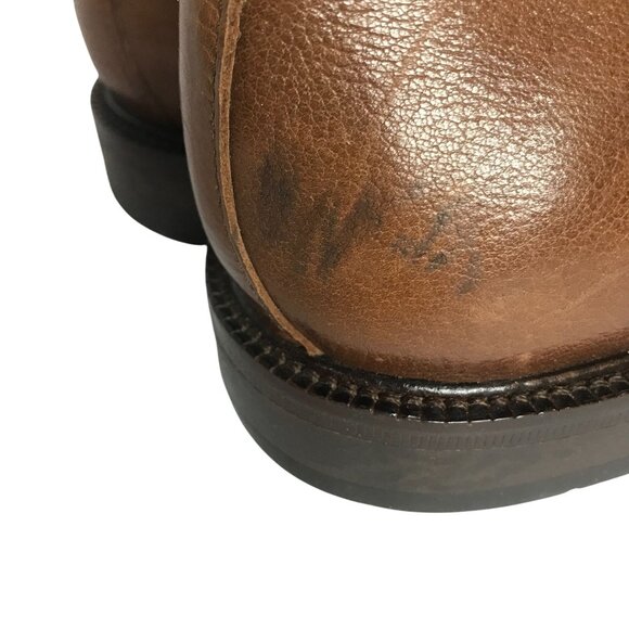 Birkenstock Footprints Handmade Brown Leather Derby Shoes Mens  8/41 (3 OF 3) - Picture 8 of 13